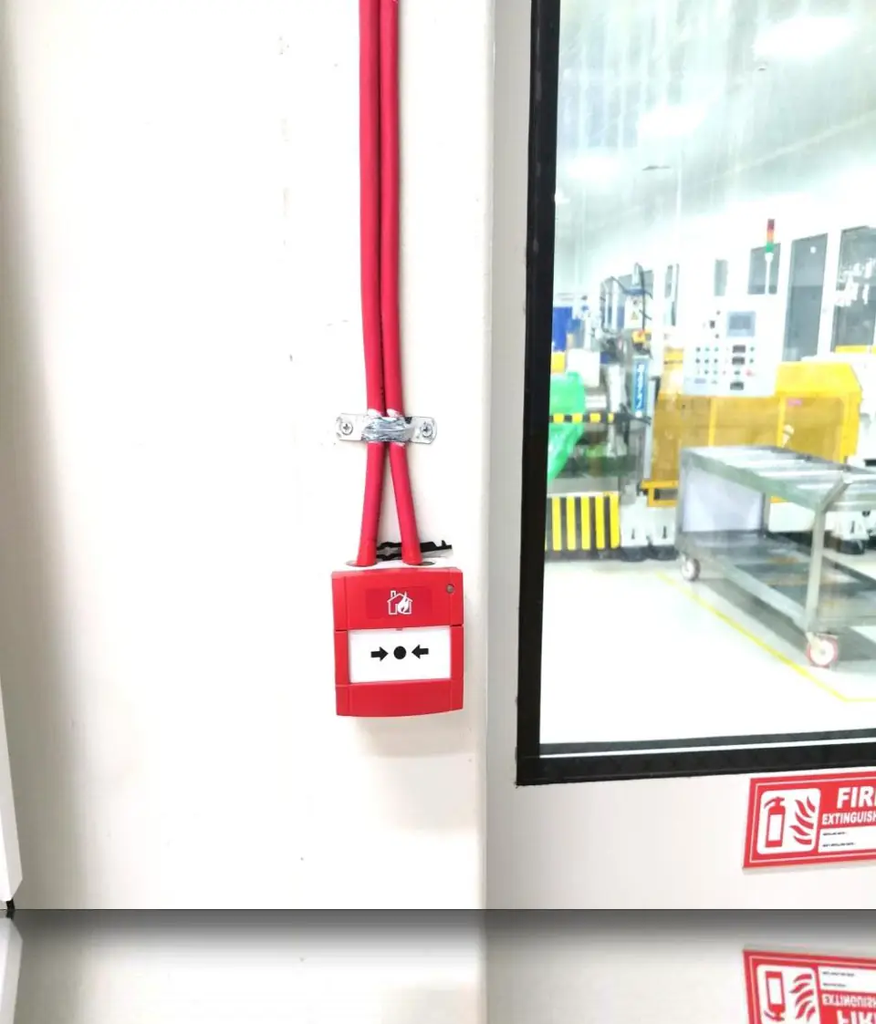 Addressable manual call point (MCP) - MEP project by Chamunda Electromech
