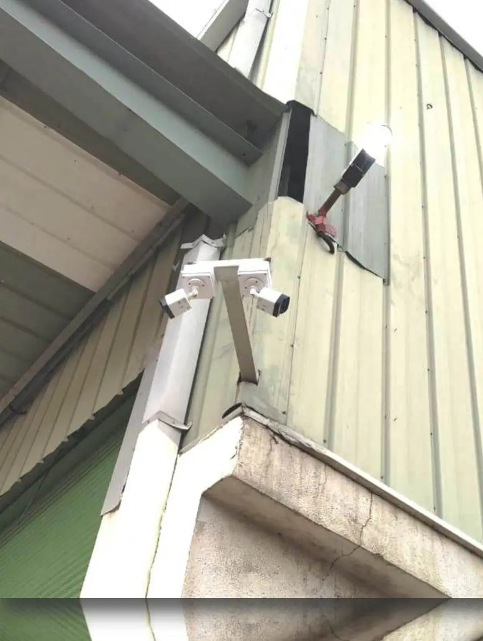 Outdoor CCTV camera - MEP project by Chamunda Electromech