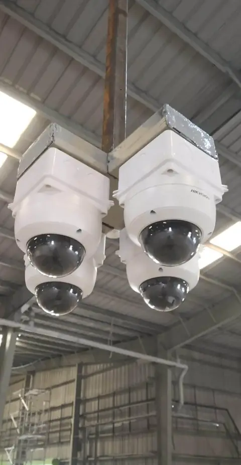 CCTV dome cameras - MEP project by Chamunda Electromech