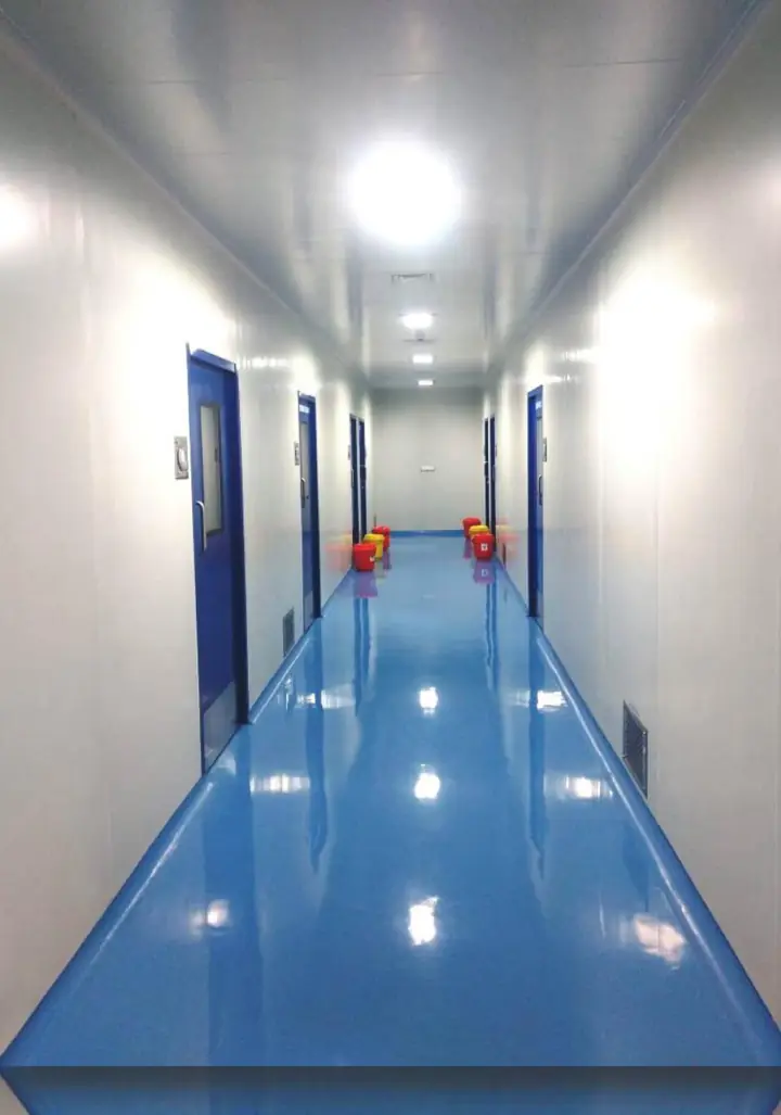 Corridor partition panels - MEP project by Chamunda Electromech
