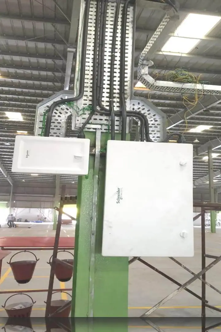 Distribution board (DB) installation - MEP project by Chamunda Electromech