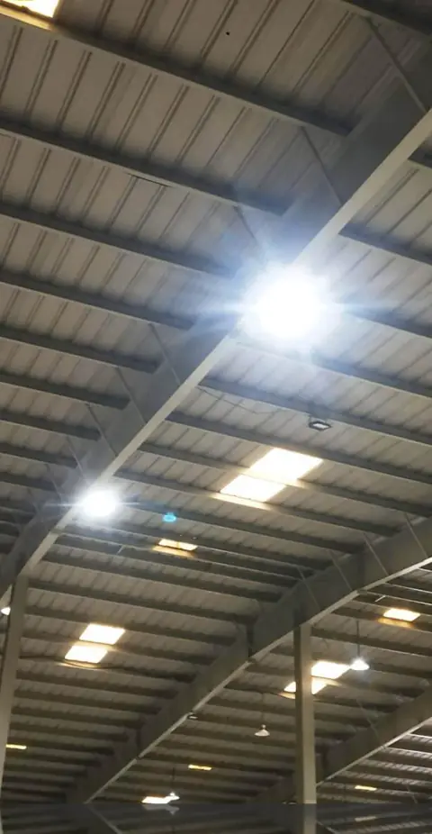 High bay LED fixture - MEP project by Chamunda Electromech
