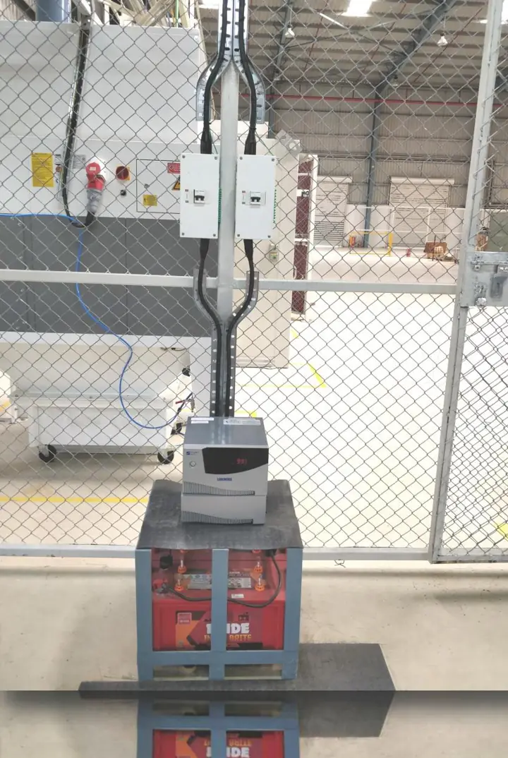 Inverter installation - MEP project by Chamunda Electromech